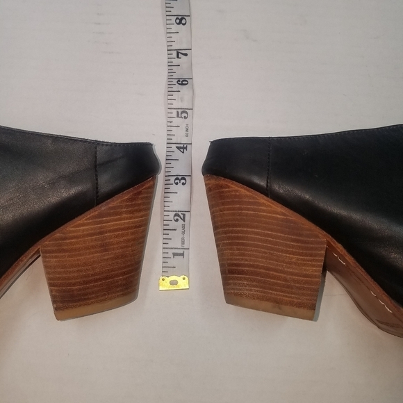 🌸 Rachel comey | Black Leather Mules, Black Natural 8‎ - Picture 8 of 9